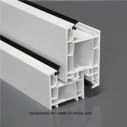Color Co-Extrustion UPVC/PVC Plastic Profile/Plastic Frame Material with Lead Free